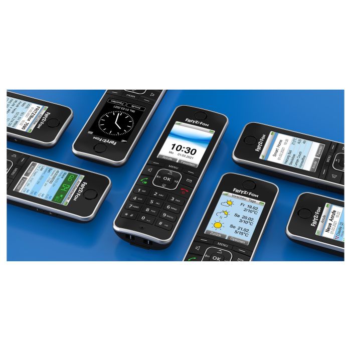 AVM FRITZ! Fon C6 Teléfono DECT Inalámbrico Negro 1