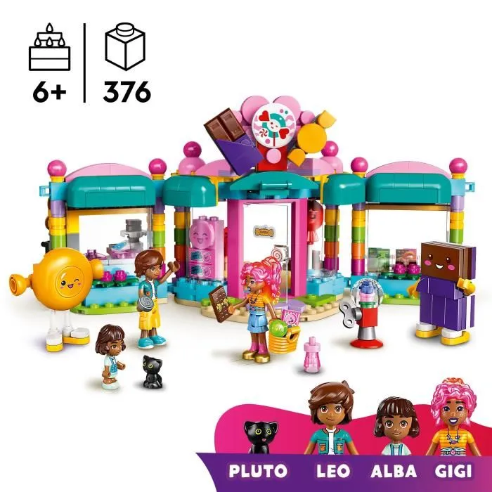 LEGO 42649 Tienda de dulces de Heartlake City - Tienda de dulces para niñas 1