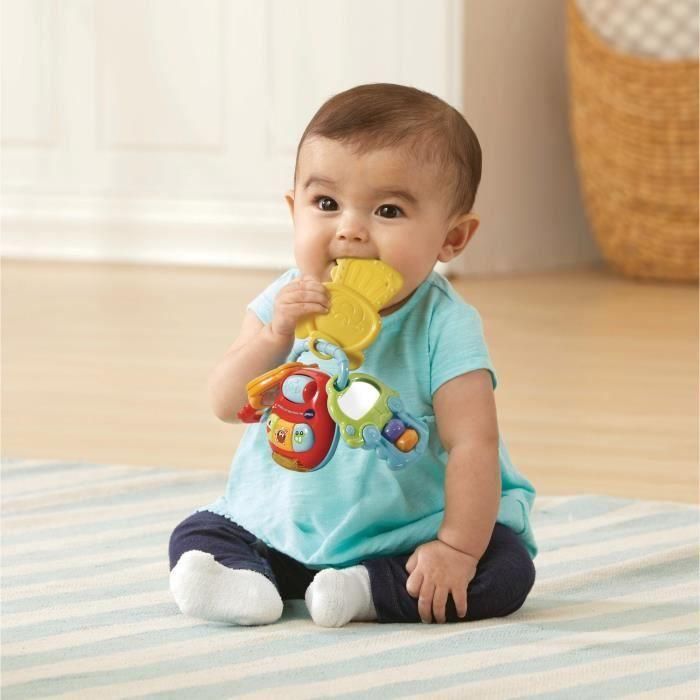 Vtech Baby My Rattle Magic Little Keys Sonajero Bebé Interactivo con Detector de Movimiento, Luces, Sonidos y Mordedor 2