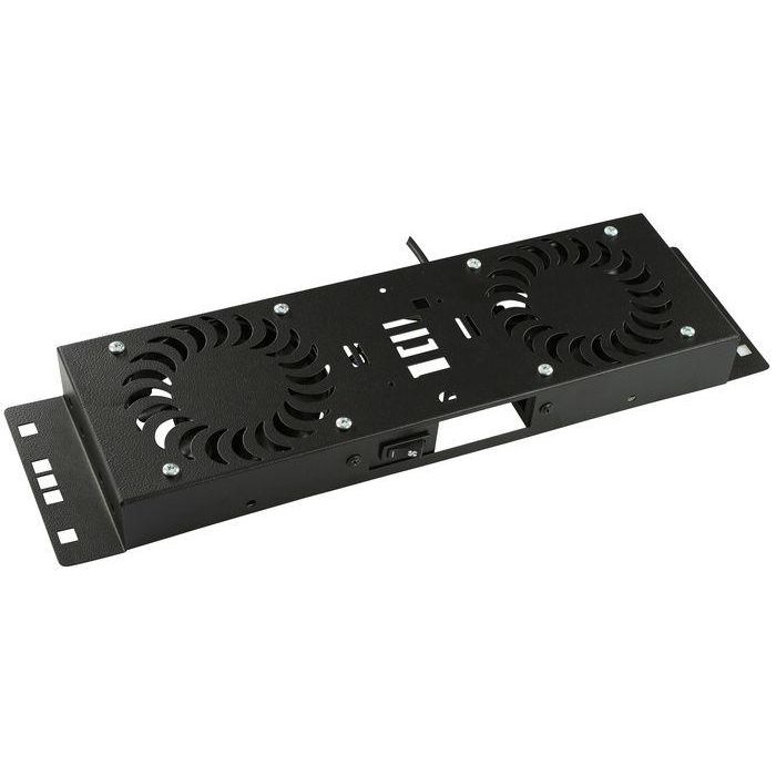 Lanview Módulo Ventilador Logon RAF113BL 2 Ventiladores Control ON/OFF Montaje Techo Sin Termostato 280m³/h Negro