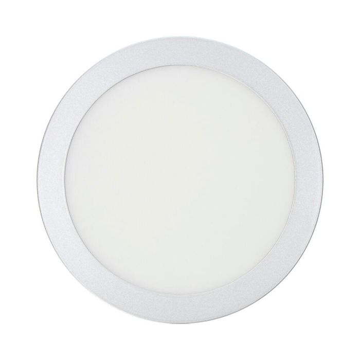 Edm Downlight LED Superficie Redondo Cromado 20W 1500LM 4000K Luz Día Ø22x3.5cm 1 Edm Downlight LED Superficie Redondo Cromado 20W 1500LM 4000K Luz Día Ø22x3.5cm 1