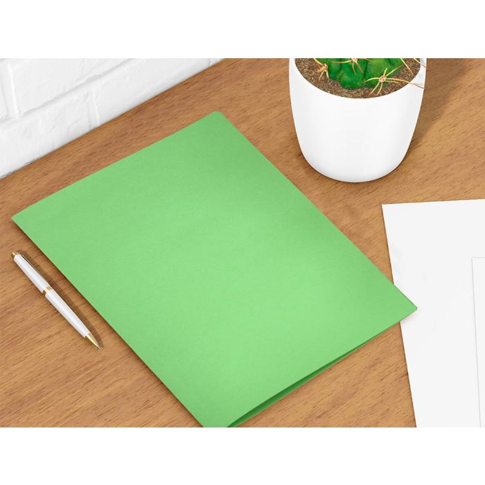 Subcarpeta Liderpapel Folio Verde Intenso 180 gr-M2 50 unidades 7