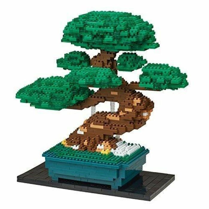 Kawada Nanoblock Bonsai Deluxe Figura de Ladrillo Bloques de Construcción, 1130 Piezas KAW4972825210116