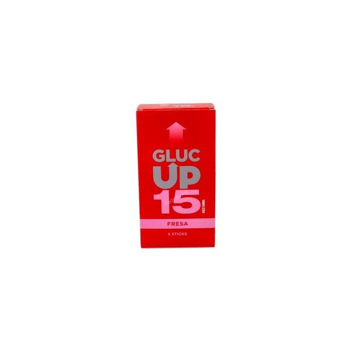 GLUC UP Glucosa rápida Sabor Fresa 15 g x 5 Sticks 30 ml