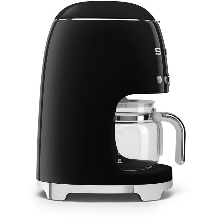 Smeg DCF02BLEU Cafetera de filtro 1.4 L / 10 tazas, 1050 W, programable, para café molido, negro 2