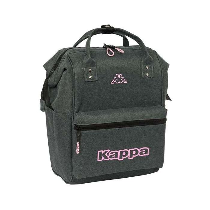Mochila para Portátil Kappa Silver Pink Gris 27 x 40 x 19 cm 0 Mochila para Portátil Kappa Silver Pink Gris 27 x 40 x 19 cm 0