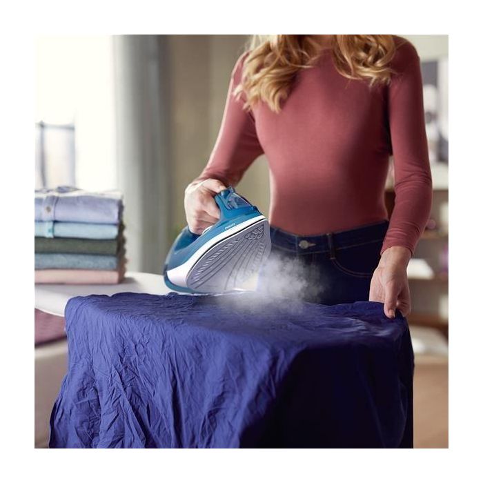 Philips Plancha De Vapor Dst3040-70 Easyspeed, 2600 W, Suela Cerámica Azul 3