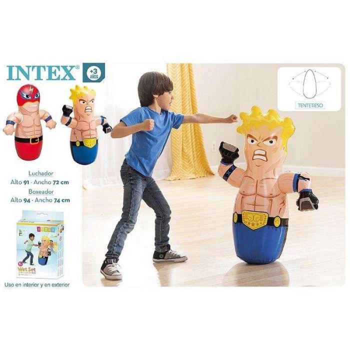 Figura hinchable tentetieso luchador 94x74 cm - modelos surtidos 6 Figura hinchable tentetieso luchador 94x74 cm - modelos surtidos 6