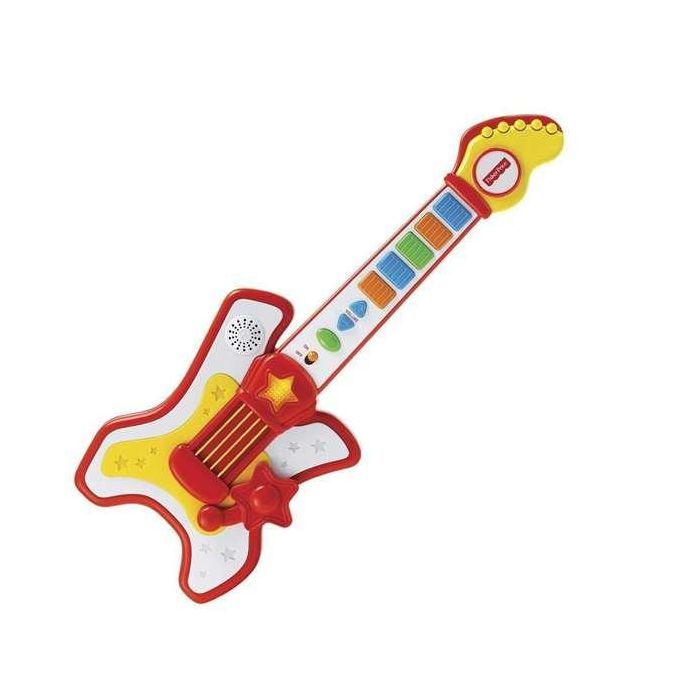 Fisher Price Guitarra Rockstar Juguete Musical para Niños de 2 Años en adelante, Modelos Surtidos con 2 Pilas AA Incluidas 0 Fisher Price Guitarra Rockstar Juguete Musical para Niños de 2 Años en adelante, Modelos Surtidos con 2 Pilas AA Incluidas 0