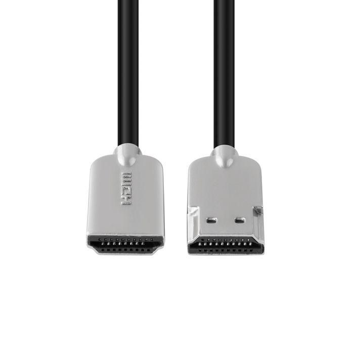 MicroConnect Cable HDMI 2.0 Ultra Delgado 0,5m Negro, 4K*2K@60HZ