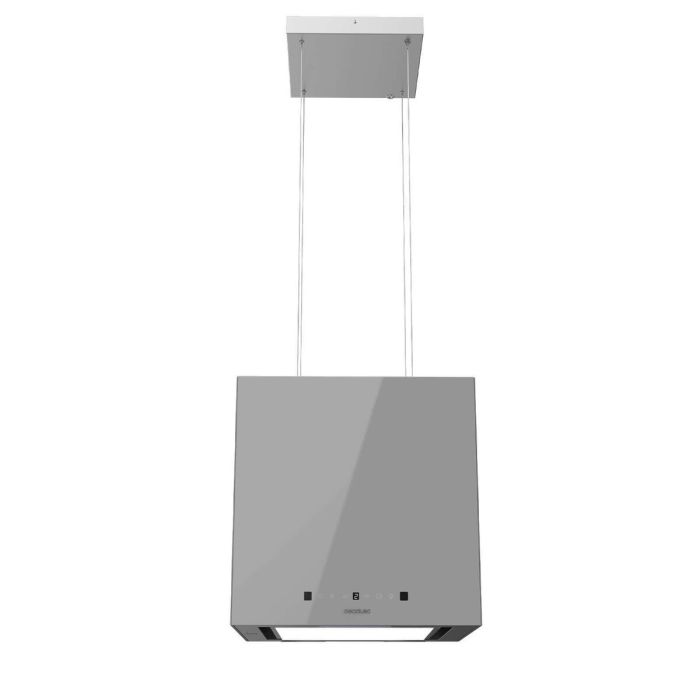 Cecotec Campana isla Bolero Flux CCT 448000 vidrio gris A++ 800m³/h táctil 10