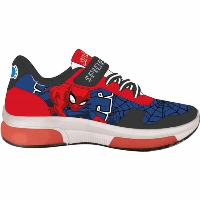 Cerdá Deportiva Suela PVC con Luces Spiderman T027 Azul Talla 27 2