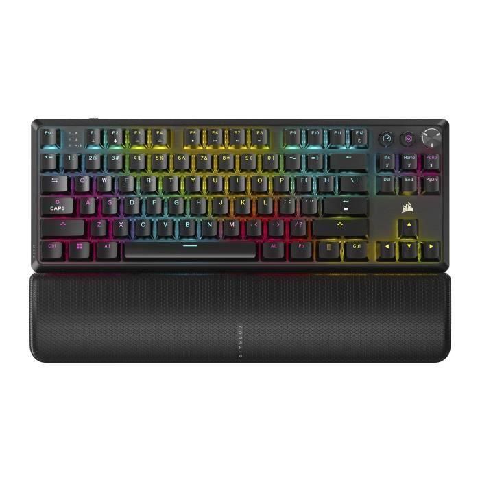 Teclado para juegos - CORSAIR - K70 Pro TKL - Interruptores MGX Hyperdrive - Retroiluminación RGB - AZERTY 1