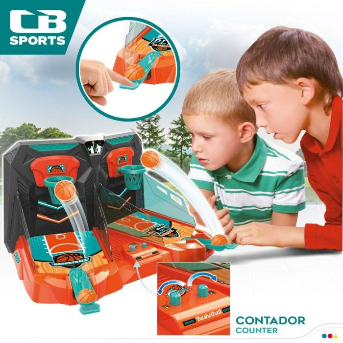 Juego de puntería Colorbaby Baloncesto 48 x 27 x 36 cm (2 Unidades) 2