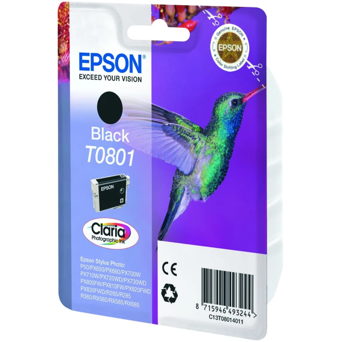 Epson Stylus Photo R-265/360/RX-560/585/685 Cartucho Negro 1