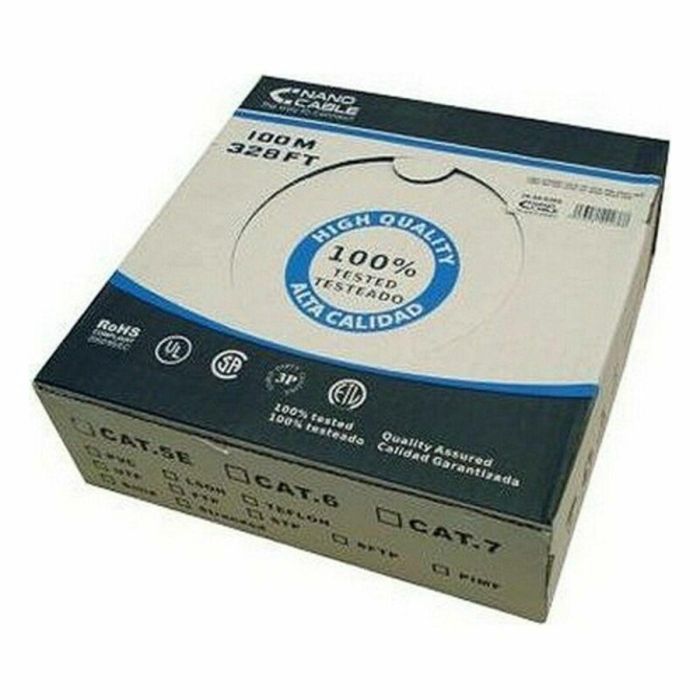 Latiguillo Categoría 5 UTP NANOCABLE 10.20.0302 (100 m) Gris 100 m 2 Latiguillo Categoría 5 UTP NANOCABLE 10.20.0302 (100 m) Gris 100 m 2