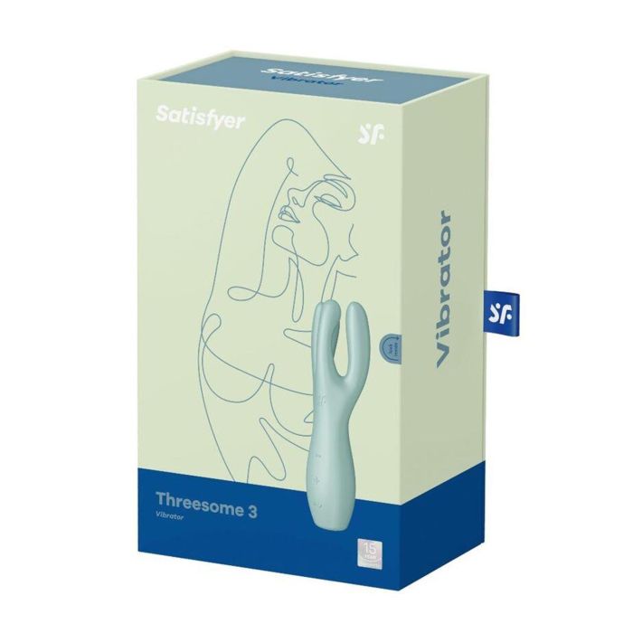 SATISFYER Threesome 3 Vibrador Verde para Mujer SATISFYER Threesome 3 Vibrador Verde para Mujer