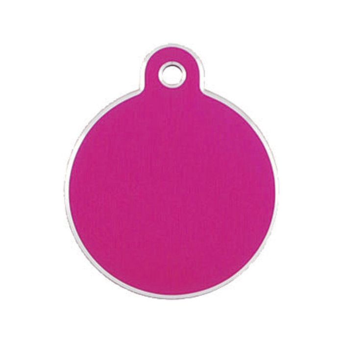 Placa identificativa para collar Imarc Circle Rosa