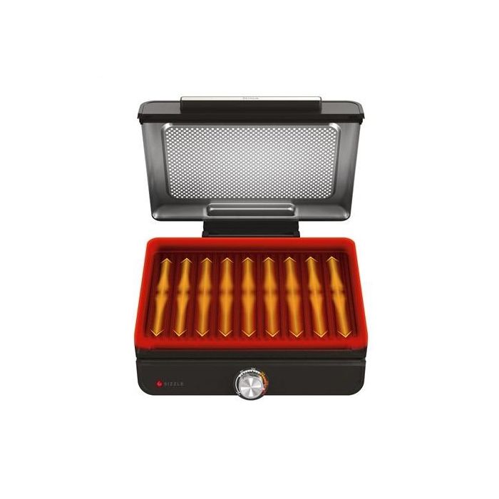Ninja GR101EU Parrilla y Plancha de Interior Versátil para 4-5 personas con Temperatura Controlada hasta 260°C y Superficie Antiadherente 6