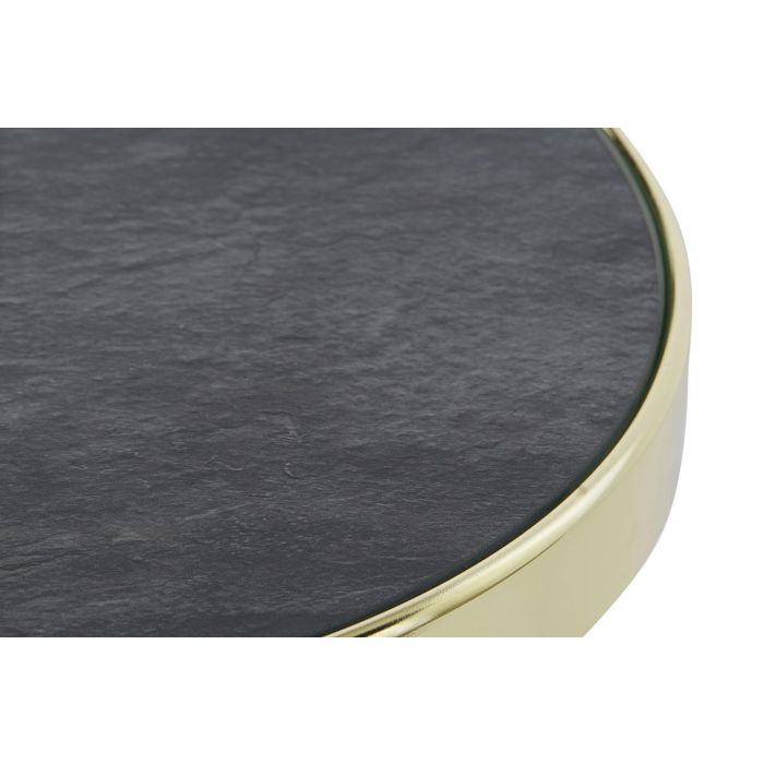 Mesita Auxiliar Glam DKD Home Decor Dorado Negro 42.5 x 48 x 42.5 cm 3 Mesita Auxiliar Glam DKD Home Decor Dorado Negro 42.5 x 48 x 42.5 cm 3