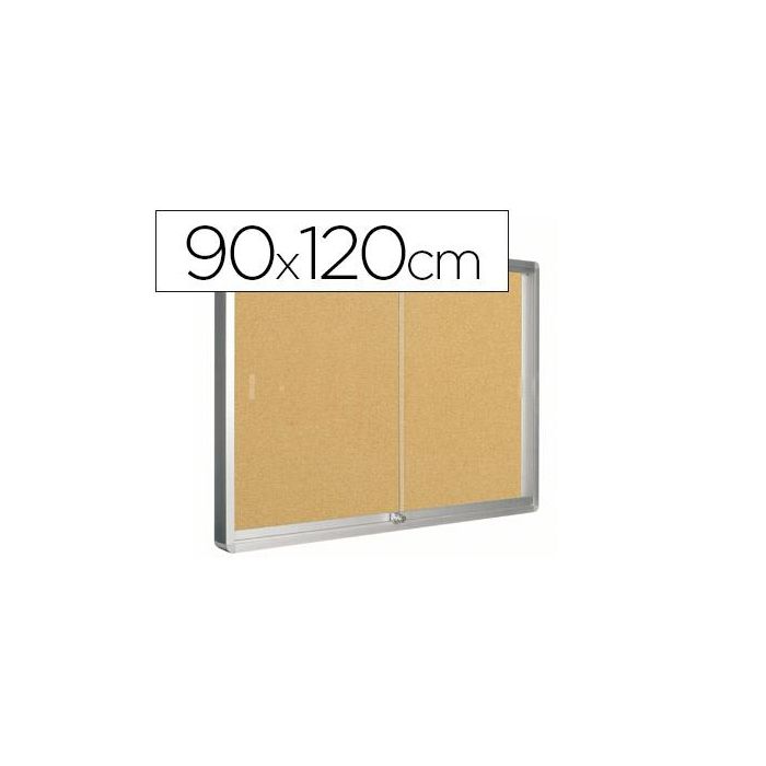 Vitrina De Anuncios Q-Connect Marco De Aluminio 900 X 1200 mm