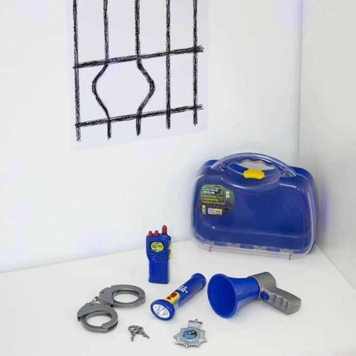 Klein 8874 Maletín Policial con Linterna Electrónica y Accesorios para Niños a partir de 3 años 3