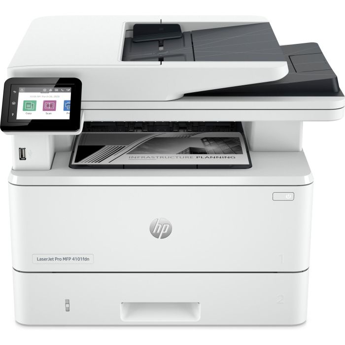 Multifunción Láser Monocromo HP Laserjet Pro 4102DW WiFi/ Dúplex/ ADF/ Blanca Multifunción Láser Monocromo HP Laserjet Pro 4102DW WiFi/ Dúplex/ ADF/ Blanca