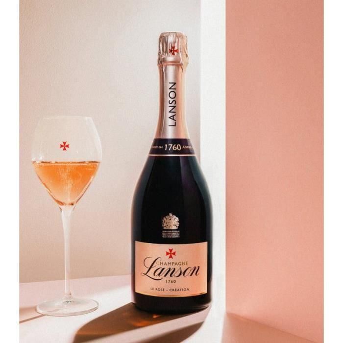 Champagne Lanson Le Rosé con estuche de cinta - 75 cl 2