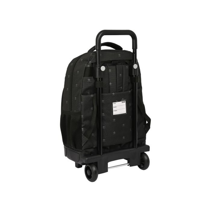 Mochila Escolar con Ruedas Safta California Negro 33 X 45 X 22 cm 1