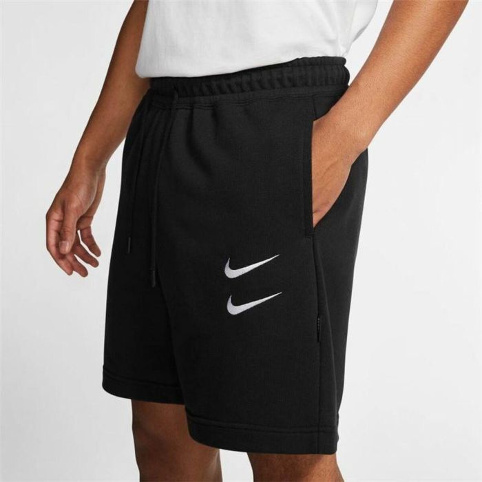 Pantalones Cortos Deportivos para Hombre Nike Sportswear Swoosh Negro 3