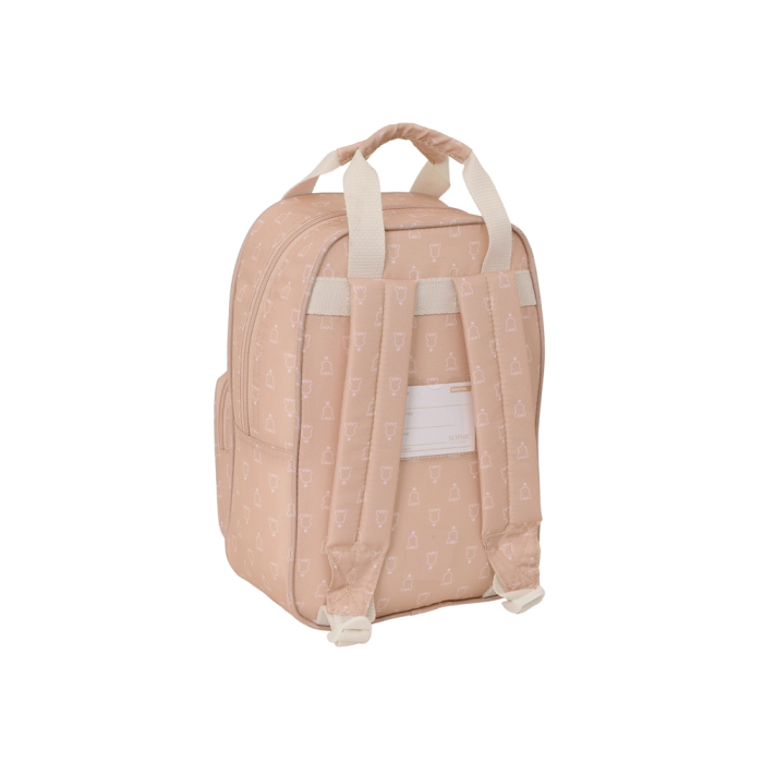Mochila Escolar Sophie la Girafe Beige 20 x 28 x 8 cm 1