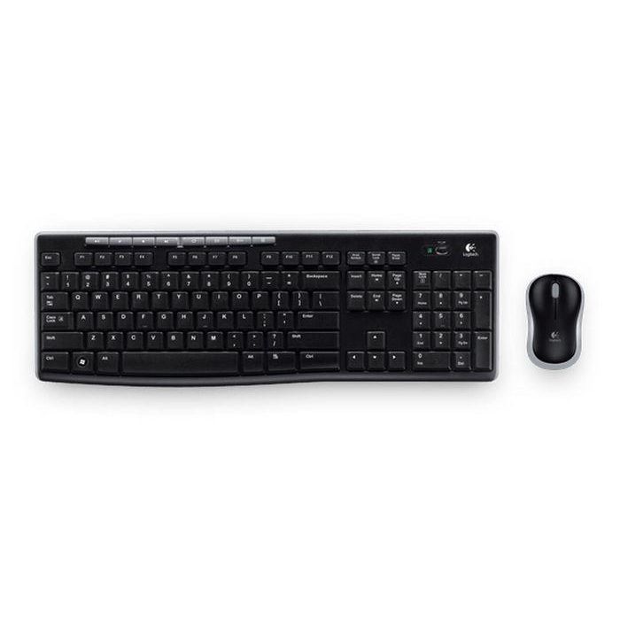 Logitech MK270 Combo Teclado y Ratón Inalámbrico Full-size Silencioso, Resistente a Líquidos, 1000 DPI, para Escuelas Windows/ChromeOS 1 Logitech MK270 Combo Teclado y Ratón Inalámbrico Full-size Silencioso, Resistente a Líquidos, 1000 DPI, para Escuelas Windows/ChromeOS 1