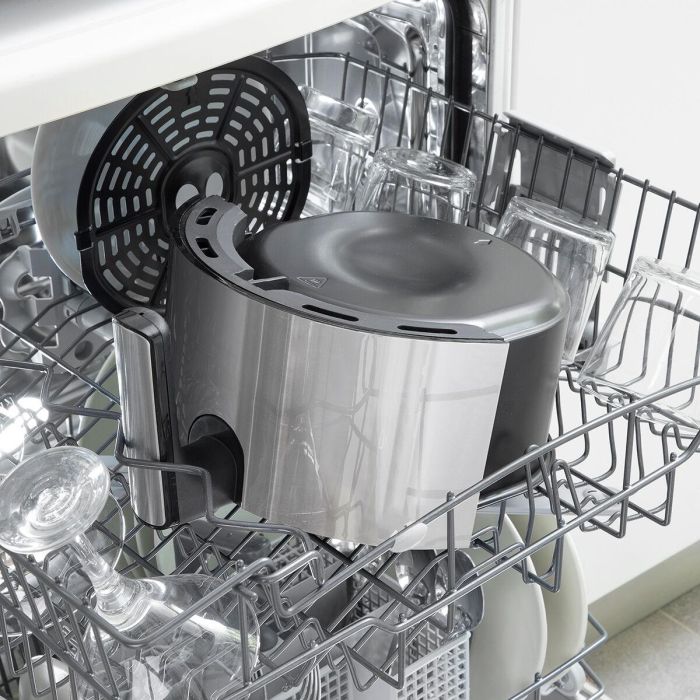 Freidora de Aire InnovaGoods Fryinn 3500 Negro 1400 W 3,5 L Acero Inoxidable 8 Freidora de Aire InnovaGoods Fryinn 3500 Negro 1400 W 3,5 L Acero Inoxidable 8