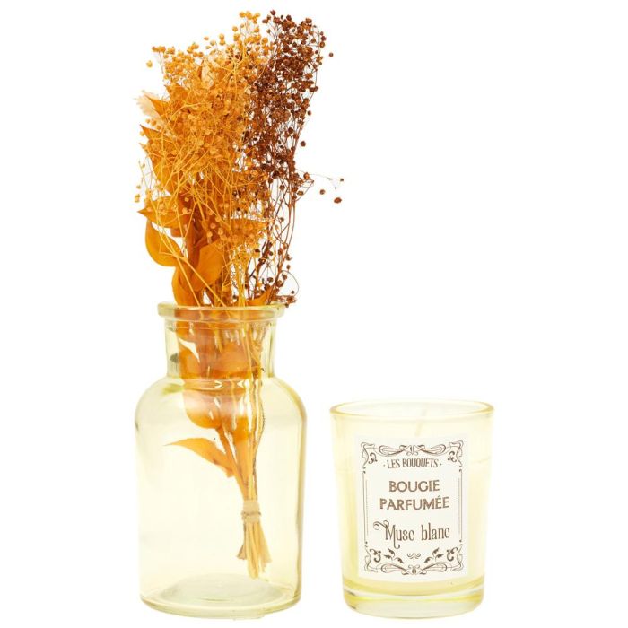 Vela Perfumada Con Flores Secas Home Deco Factory 5