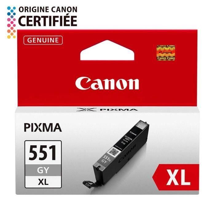 Cartucho de Tinta Original Canon CLI-551XL GY w/sec Gris