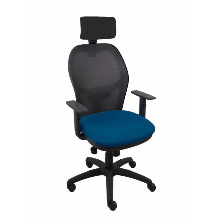 Silla de Oficina con Cabecero P&C 10CRNCR Azul marino