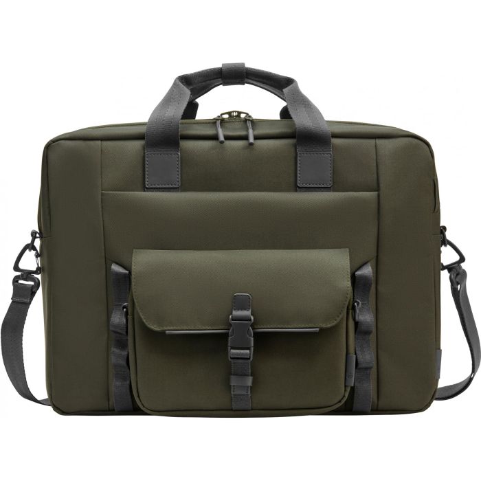 HP Bolsa Modular para Portátil de 15.6 Pulgadas, Bandolera, Poliéster, Resistente al Agua, Gris/Verde, 22L