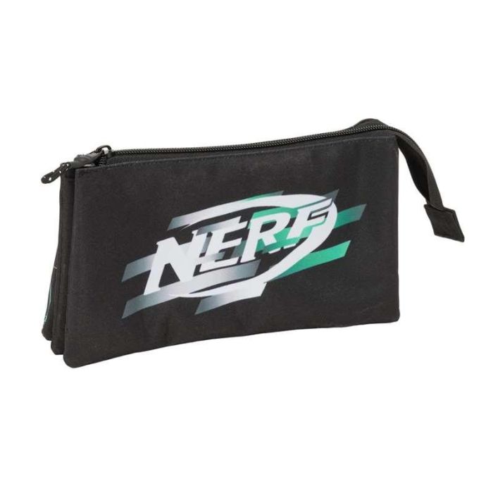 Bolso Escolar Portatodo Safta Triple Nerf Game 120x220x30 mm Bolso Escolar Portatodo Safta Triple Nerf Game 120x220x30 mm