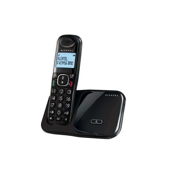 TELÉFONO INALÁMBRICO DECT ALCATEL XL280 - 10 MELODÍAS DE LLAMADA - AGENDA DE 50 NÚMEROS - FÁCIL MARCACIÓN - PANTALLA RETROILUMINADA AZUL TELÉFONO INALÁMBRICO DECT ALCATEL XL280 - 10 MELODÍAS DE LLAMADA - AGENDA DE 50 NÚMEROS - FÁCIL MARCACIÓN - PANTALLA RETROILUMINADA AZUL