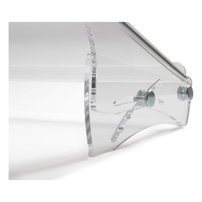 BakkerElkhuizen Q-doc 515 Soporte para documentos con ajuste de altura, transparente, acrílico, plástico, acero 2