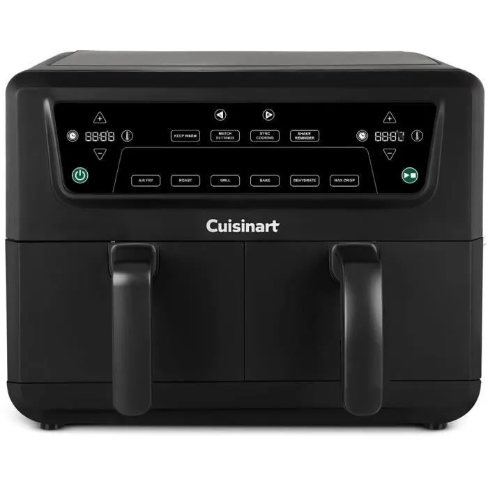 Cuisinart Freidora de Aire AFD10OBLE, Doble Tanque, Negra, 10.4 L, 2400 W 1 Cuisinart Freidora de Aire AFD10OBLE, Doble Tanque, Negra, 10.4 L, 2400 W 1