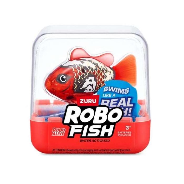 Figura pez robofish, nada en diferentes direcciones y cambia de color 7x7x7cm - modelos surtidos