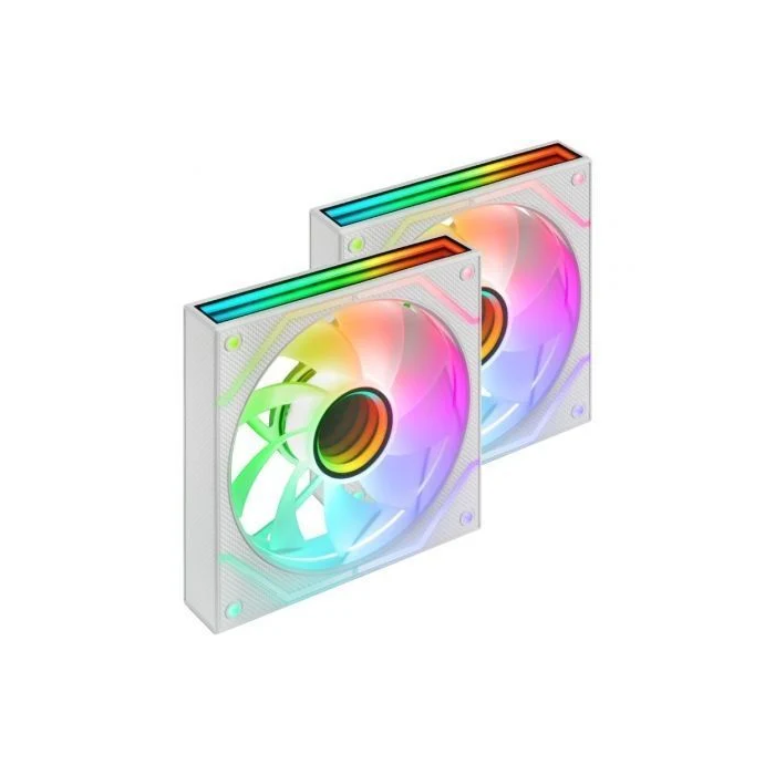 Mars Gaming MF-3DPROX2R Pack 2 Ventiladores 12cm ARGB Blancos 2