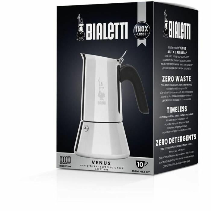 Bialetti 0007255/CNNP Cafetera italiana de Acero 10 Bialetti 0007255/CNNP Cafetera italiana de Acero 10