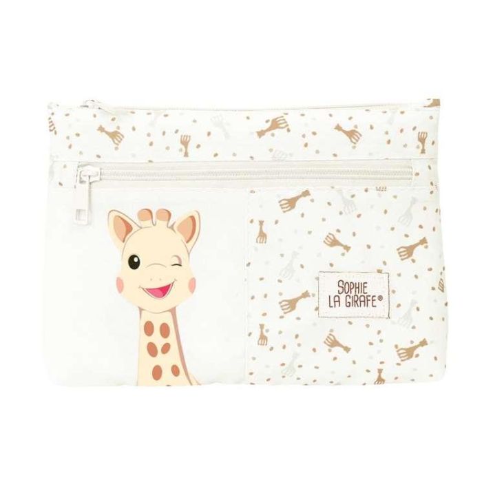 Bolso Escolar Portatodo Safta Grande 2 Cremallera Reciclado Y Repelente Agua Sophie La Girafe Honey 160x230x30 mm 2 Bolso Escolar Portatodo Safta Grande 2 Cremallera Reciclado Y Repelente Agua Sophie La Girafe Honey 160x230x30 mm 2