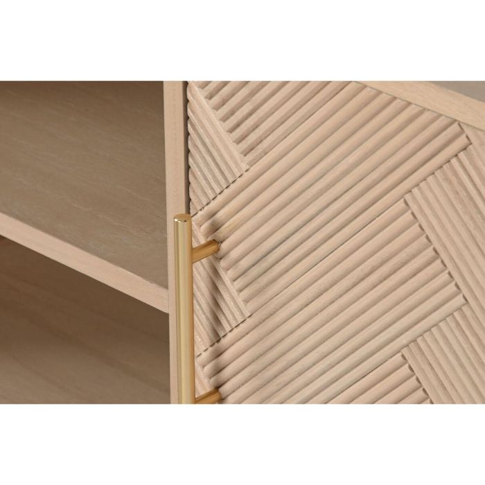 Mueble de TV Home ESPRIT Natural Madera de Paulonia Madera MDF 120 x 40 x 60 cm 3 Mueble de TV Home ESPRIT Natural Madera de Paulonia Madera MDF 120 x 40 x 60 cm 3
