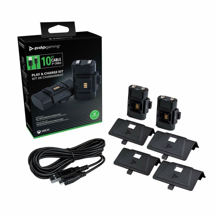 PDP Kit de carga y reproducción AUC0708056067175 para mando de Xbox One y Series X|S - Negro 5 PDP Kit de carga y reproducción AUC0708056067175 para mando de Xbox One y Series X|S - Negro 5