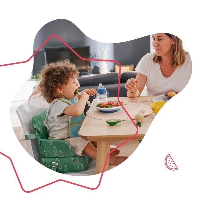 Badabulle Nomadic Booster - Plegable compacto - Universal - De 6 a 36 meses, oso 1 Badabulle Nomadic Booster - Plegable compacto - Universal - De 6 a 36 meses, oso 1