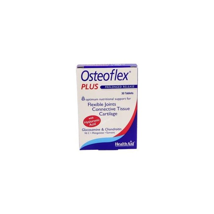 HEALTH AID Osteoflex Plus Con Ácido Hialurónico Glucosamina Condroitina 30 Comprimidos Articulaciones