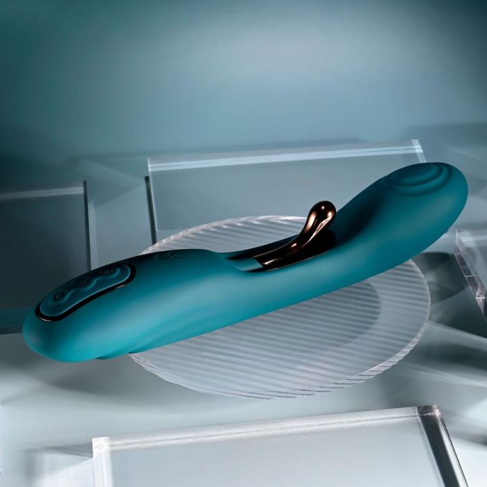 Vibrador Doble Estimulación Evolved Playboy Verde 16